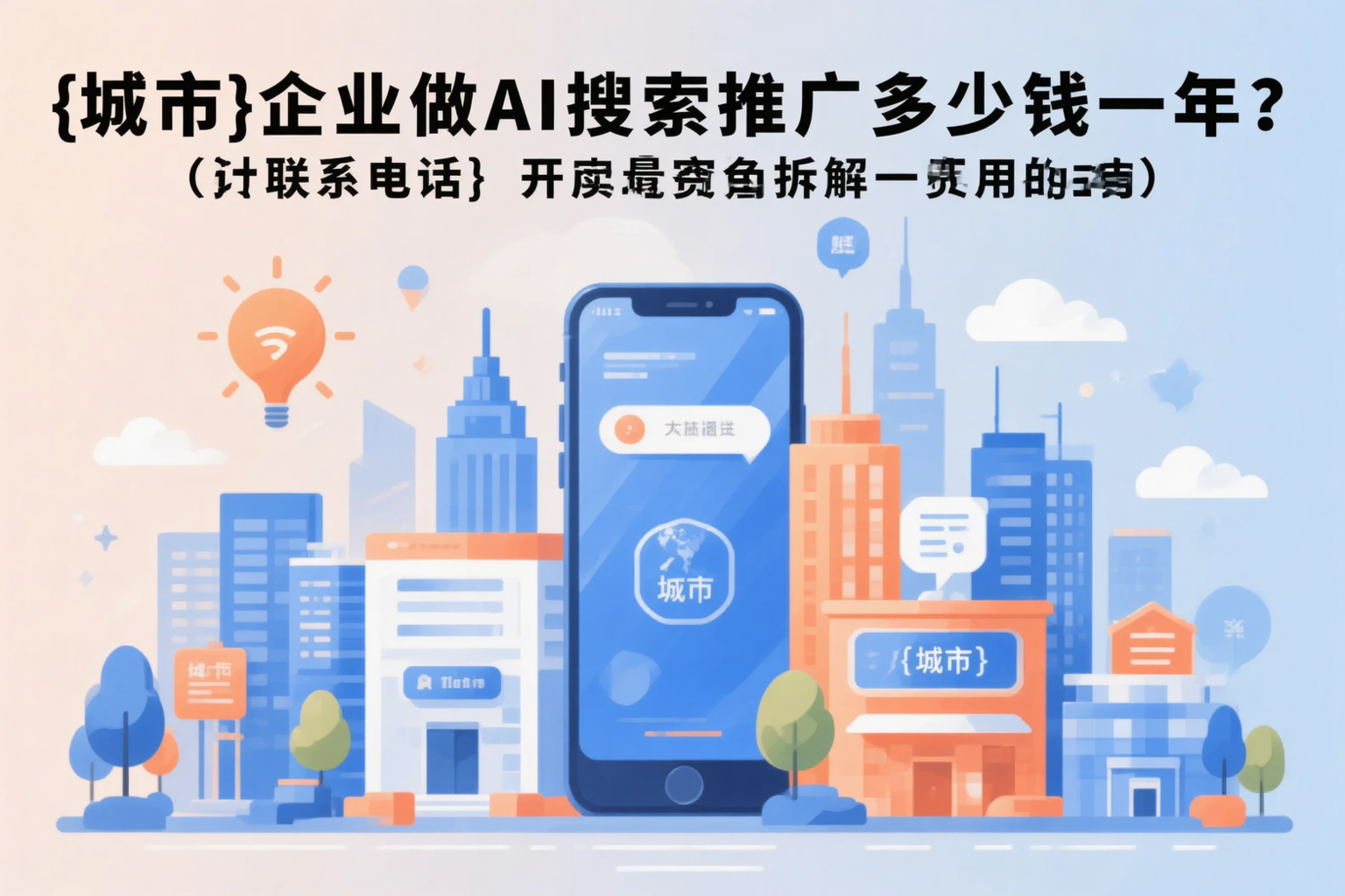 那曲企业做AI搜索推广多少钱一年？真实费用拆解