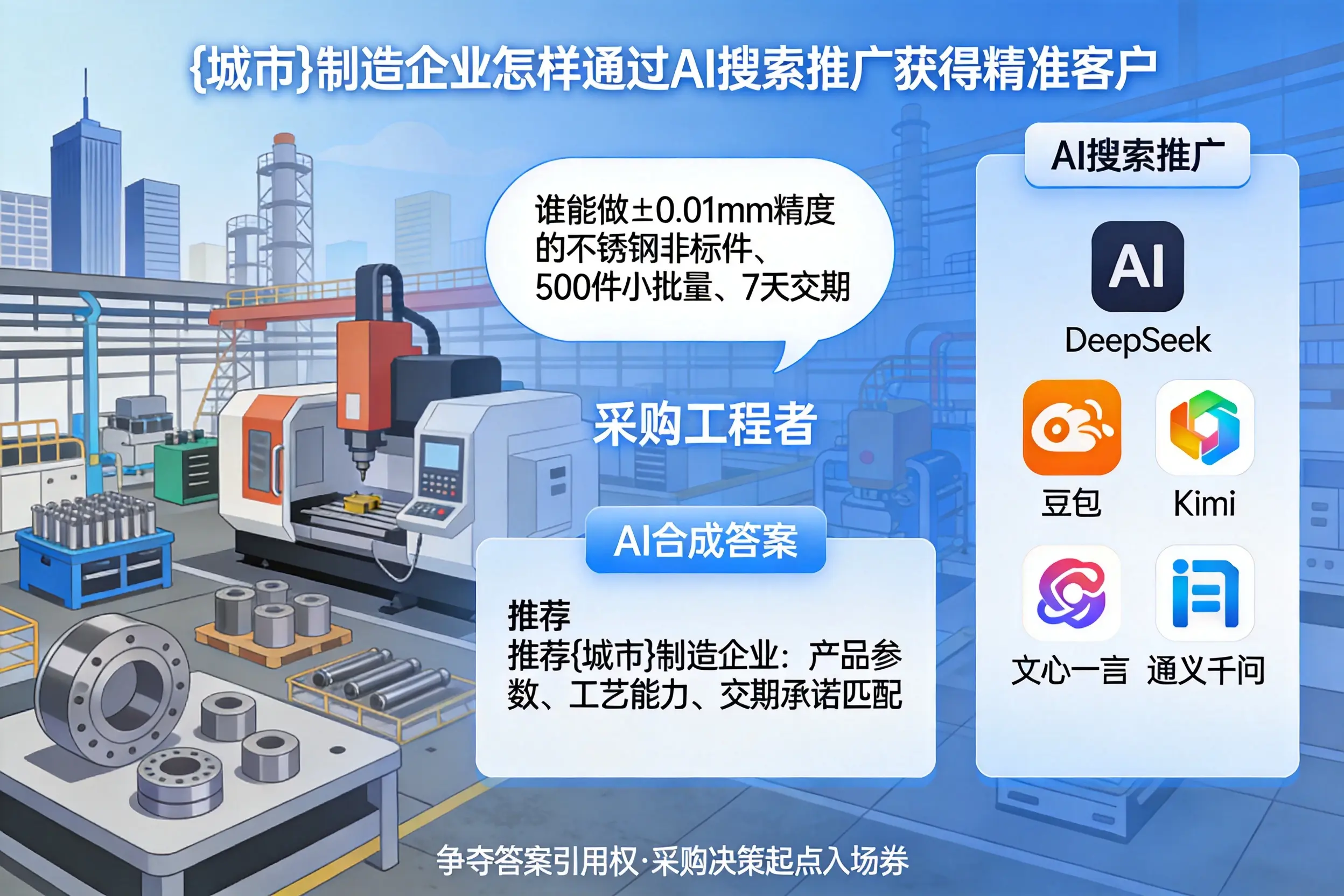 那曲制造企业怎样通过AI搜索推广获得精准客户
