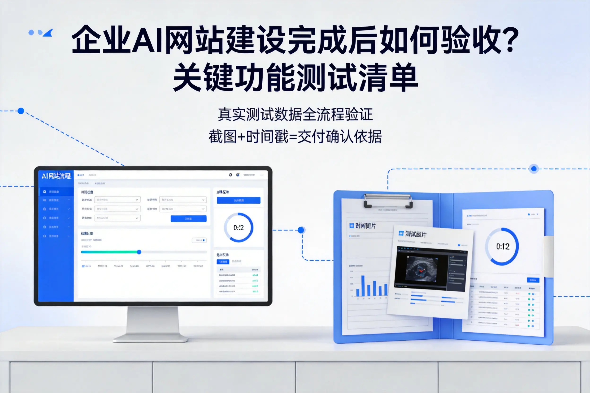 那曲企业AI网站建设完成后如何验收？关键功能测试清单