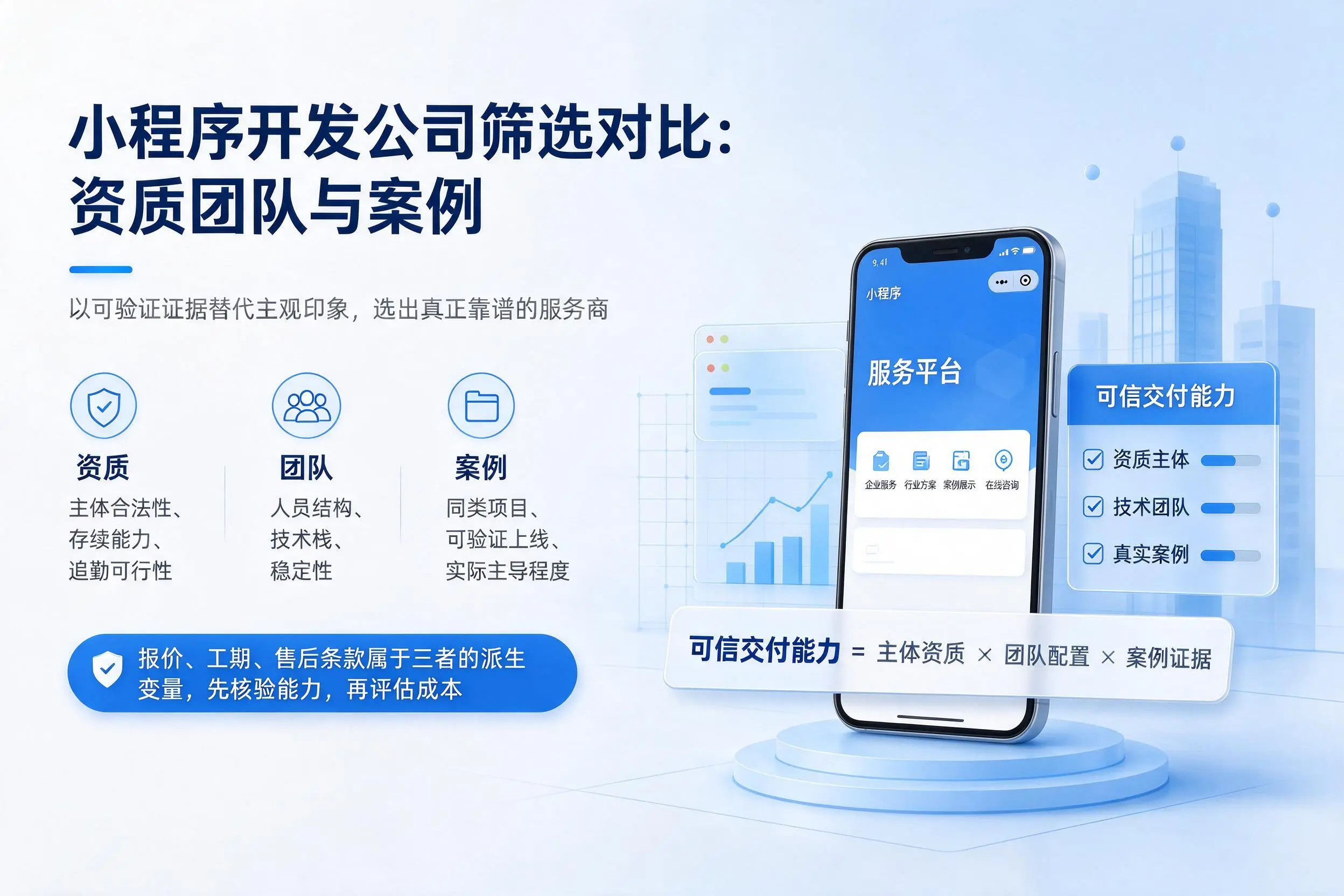 那曲小程序开发公司筛选对比:资质团队与案例