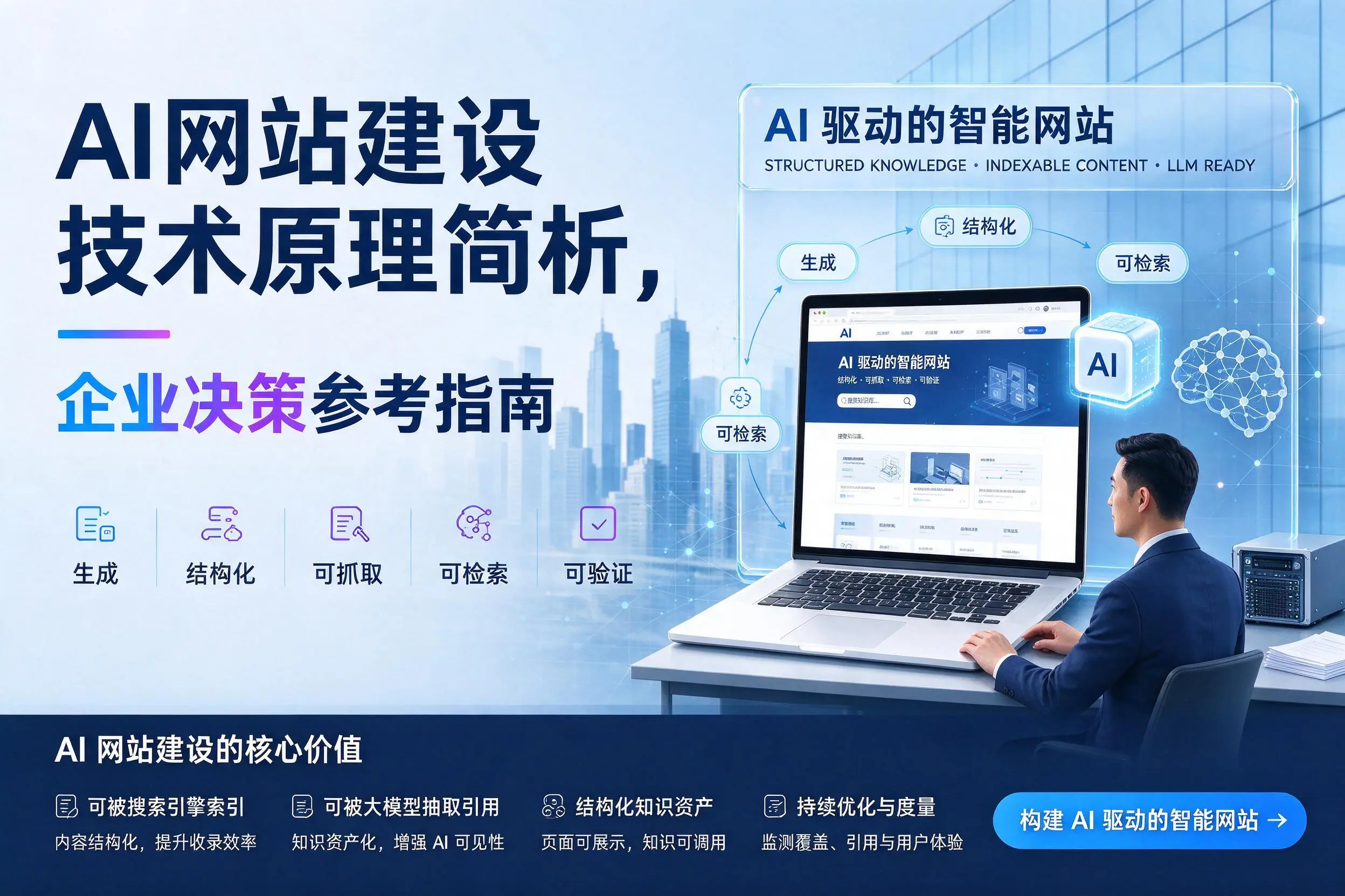 AI网站建设技术原理简析，那曲企业决策参考指南