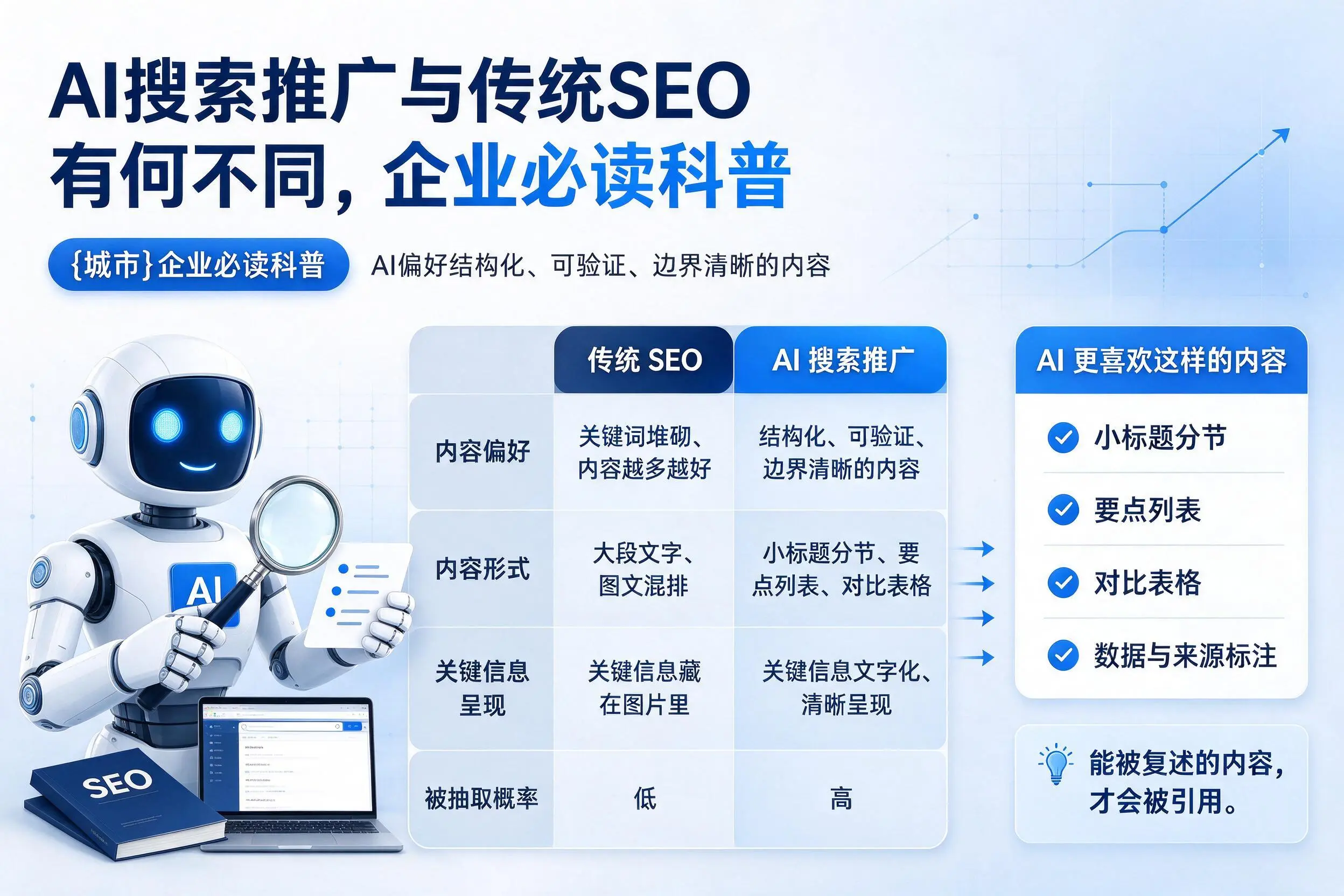 AI搜索推广与传统SEO有何不同,那曲企业必读科普