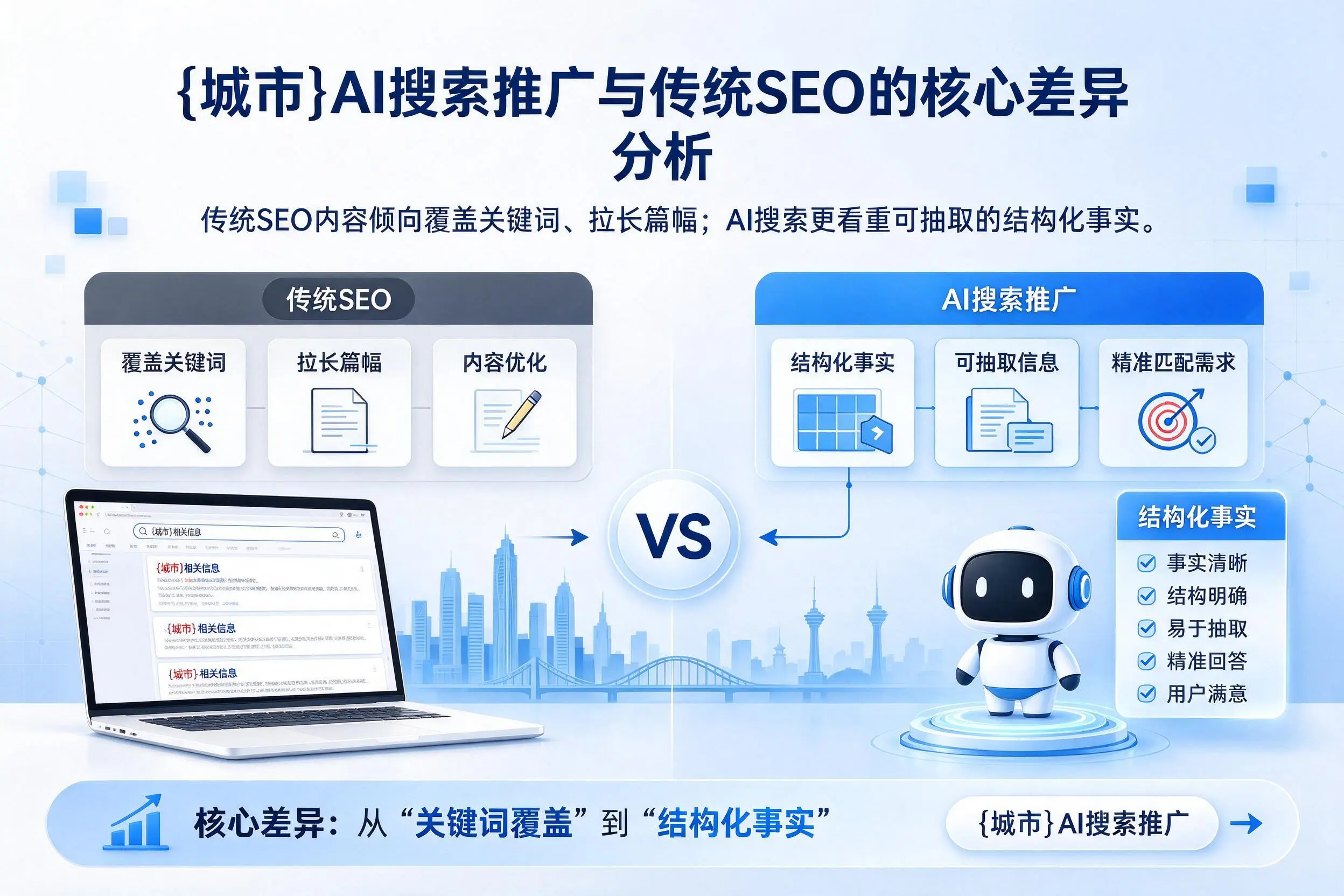 那曲AI搜索推广与传统SEO的核心差异分析